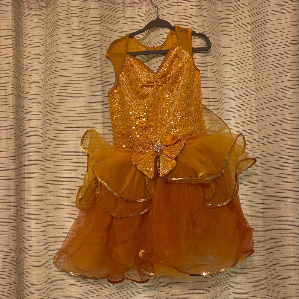 Weissman Gold Sequin Tutu Dress Costume